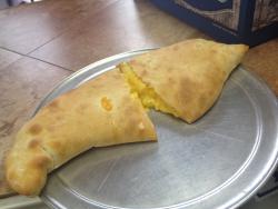 Our Mac and Cheese Calzone